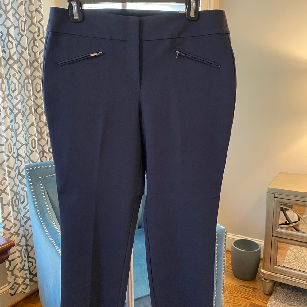 Ann Taylor Signature navy pants